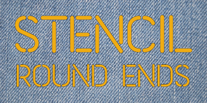 Stencil Round Ends Stencil Round Ends