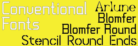 OLF Conventional Fonts